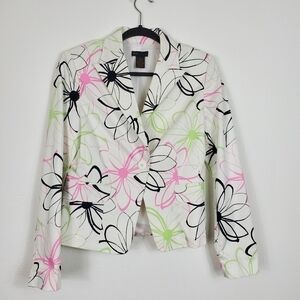 GRACE ELEMENTS RETRO FLORAL JACKET